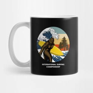 Retro Bigfoot international sufing championship Mug